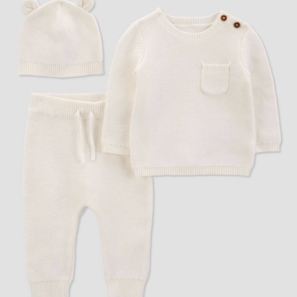 Carter's Cream Kids Matching Set